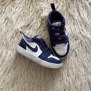 Nike Jordan Alt 1 Purple and White Sneakers